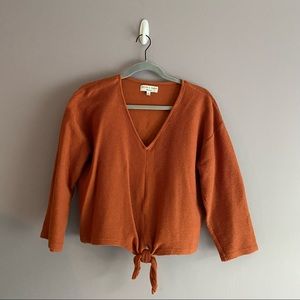 Madewell Texture + Thread Tie Top